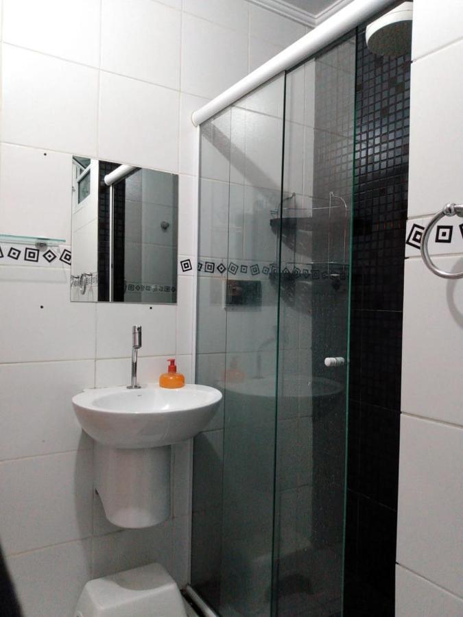 Stúdio confortável com ar condicionado e internet. Apartamento São Vicente Exterior foto